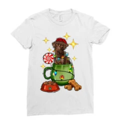 Christmas Coffee Cup With Labrador Ladies Fitted T-Shirt 9 Christmas Coffee Cup With Labrador Ladies Fitted T-Shirt -Noel Outfits Store pd.2526680643.36.25095149.s3.1 front white ffffff none x9.5y0 135 800x800 1