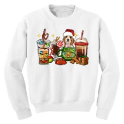 Christmas Coffee Cups With Beagle Youth Sweatshirt -Noel Outfits Store pd.2526682082.52.25095154.s3.1 front white ffffff none x0y0 169 800x800 1