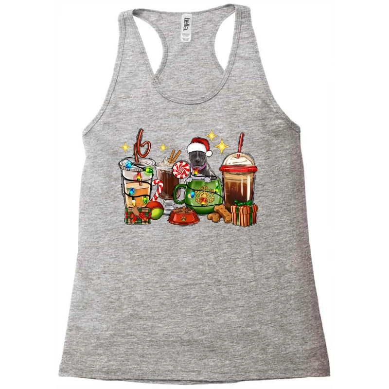 Christmas Coffee Cups With Pitbull Racerback Tank 5 Christmas Coffee Cups With Pitbull Racerback Tank - Image 3