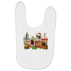 Christmas Coffee Cups With Saint Bernard Baby Bibs