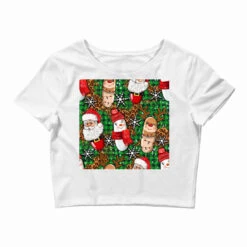 Pharmacy Christmas Seamless Digital Paper Crop Top