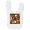 Christmas Gnomes Seamless Digital Paper Baby Bibs