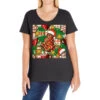 Christmas Cake And Seamless Digital Paper Ladies Curvy T-Shirt -Noel Outfits Store pd.2526692290.116.25095018.s3.2 front black ffffff none x0y0 133 800x800 1