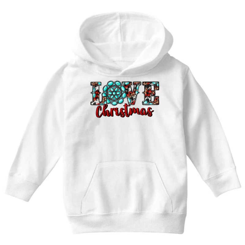 Western Gemstone Christmas Love Youth Hoodie 5 Western Gemstone Christmas Love Youth Hoodie - Image 3