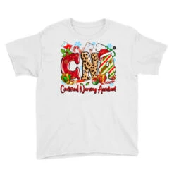 CNA Certified Nursing Assistant Christmas Youth Tee -Noel Outfits Store pd.2526695563.37.25094986.s3.1 front white ffffff none x0y0 129 800x800 1