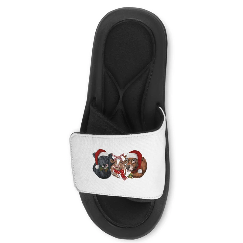 Christmas Cows Slide Sandal 4 Christmas Cows Slide Sandal - Image 2