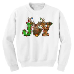 Christmas Joy Reindeer Youth Sweatshirt 9 Christmas Joy Reindeer Youth Sweatshirt -Noel Outfits Store pd.2526696341.52.25095198.s3.1 front white ffffff none x0y0 169 800x800 1
