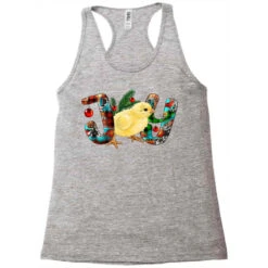 Christmas Joy With Chick Racerback Tank -Noel Outfits Store pd.2526696581.45.25095199.s3.1 front grey ffffff none x0y0 144 800x800 1