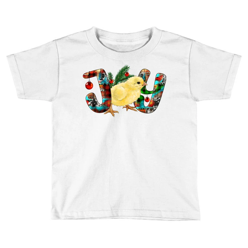Christmas Joy With Chick Toddler T-shirt 3 Christmas Joy With Chick Toddler T-shirt