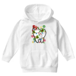 Christmas Teeth Dentist Youth Hoodie -Noel Outfits Store pd.2526696847.53.25094980.s3.1 front white ffffff none x16y0 81 800x800 1