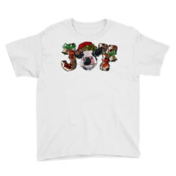 Christmas Joy Heifer Cow Youth Tee -Noel Outfits Store pd.2526697424.37.25095209.s3.1 front white ffffff none x0y0 129 800x800 1