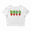 Christmas Cactuses Crop Top -Noel Outfits Store pd.2526704517.87.25093800.s3.1 front white ffffff none x0y0 146 800x800 1
