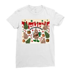 Boojee Christmas Cake Ladies Fitted T-Shirt -Noel Outfits Store pd.2526707937.36.25093783.s3.1 front white ffffff none x0y0 154 800x800 1
