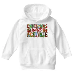Christmas Spirit Activate Youth Hoodie -Noel Outfits Store pd.2526708987.53.25095351.s3.1 front white ffffff none x0y0 113 800x800 1