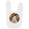 Christmas Charolais Calf Baby Cow Baby Bibs