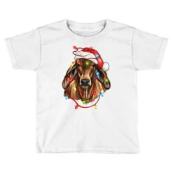 Christmas Brahman Cow Toddler T-shirt