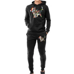 Christmas American Shorthair Cat Hoodie & Jogger Set