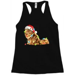 Christmas Persian Cat Racerback Tank -Noel Outfits Store pd.2526740488.45.25093238.s3.1 front black ffffff none x0y0 144 800x800 1