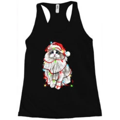 Christmas Ragdoll Cat Racerback Tank -Noel Outfits Store pd.2526740998.45.25093237.s3.1 front black ffffff none x13.5y0 117 800x800 1