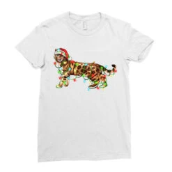 Christmas Bengal Cat Ladies Fitted T-Shirt -Noel Outfits Store pd.2526743735.36.25093228.s3.1 front white ffffff none x0y0 154 800x800 1