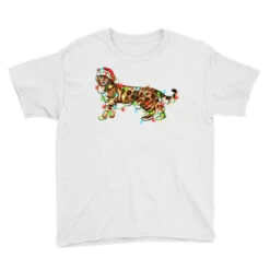 Christmas Bengal Cat Youth Tee -Noel Outfits Store pd.2526743755.37.25093228.s3.1 front white ffffff none x0y0 129 800x800 1