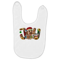Cockapoo Christmas Joy Baby Bibs