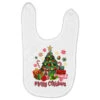 Merry Christmas Tree With Gift Box Baby Bibs