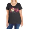 Santa Baby Pink Christmas Ladies Curvy T-Shirt 2 Santa Baby Pink Christmas Ladies Curvy T-Shirt -Noel Outfits Store pd.2526781439.116.25096758.s3.1 front black ffffff none x0y0 133 800x800 1
