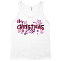 It's Christmas Y'all Season Pink Christmas Tank Top -Noel Outfits Store pd.2526781823.30.25096945.s3.1 front white ffffff none x0y0 180 800x800 1
