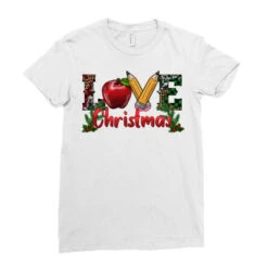 Western Christmas Love Ladies Fitted T-Shirt 9 Western Christmas Love Ladies Fitted T-Shirt -Noel Outfits Store pd.2526783386.36.25096993.s3.1 front white ffffff none x0y0 154 800x800 1