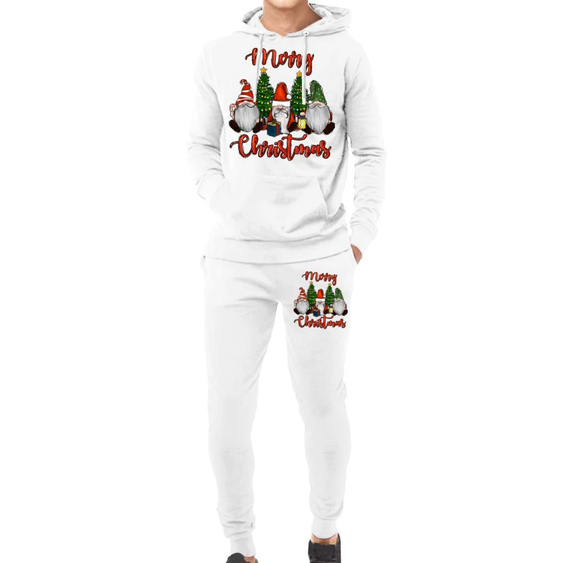 Merry Christmas Gnomes Hoodie & Jogger Set 3 Merry Christmas Gnomes Hoodie & Jogger Set