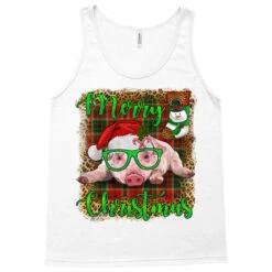 Merry Christmas Pig Tank Top -Noel Outfits Store pd.2526785747.30.25097043.s3.1 front white ffffff none x0y0 180 800x800 1