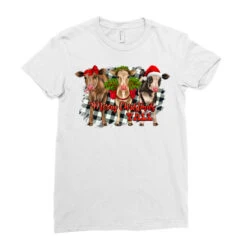 Merry Christmas Y'all Heifers Ladies Fitted T-Shirt -Noel Outfits Store pd.2526786978.36.25097042.s3.1 front white ffffff none x0y0 154 800x800 1