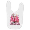 Pink Merry Christmas Black Santa Baby Bibs -Noel Outfits Store pd.2526787998.85.25095487.s3.1 front customized f5f5f5 none x64y180 140 800x800 1