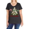 Merry Christmas Volleyball Ladies Curvy T-Shirt -Noel Outfits Store pd.2526789143.116.25097063.s3.1 front black ffffff none x0y0 133 800x800 1