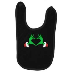 Funny Elf Christmas Baby Bibs