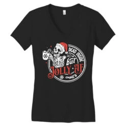 Funny Christmas Women's V-Neck T-Shirt 9 Funny Christmas Women's V-Neck T-Shirt -Noel Outfits Store pd.2526804067.72.25097262.s3.1 front black ffffff none x0y0 138 800x800 1