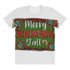 Merry Christmas Y'all All Over Women's T-shirt -Noel Outfits Store pd.2526805805.108.25097258.s3.1 front customized f5f5f5 none x45y75.5 294 800x800 1