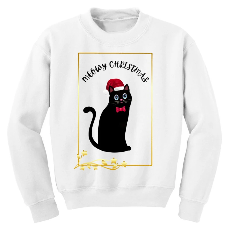 Meowy Christmas Youth Sweatshirt 5 Meowy Christmas Youth Sweatshirt - Image 3
