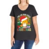 The Cat Who Stole Christmas Ladies Curvy T-Shirt -Noel Outfits Store pd.2526981062.116.25100727.s3.1 front black ffffff none x0y7 133 800x800 1