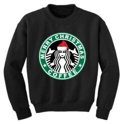 Christmas With Coffee Youth Sweatshirt -Noel Outfits Store pd.2526982316.52.25100756.s3.1 front black ffffff none x7.6y13.594 153.8 800x800 1