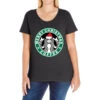 Christmas With Coffee Ladies Curvy T-Shirt -Noel Outfits Store pd.2526982339.116.25100756.s3.1 front black ffffff none x8.2y12.188 116.6 800x800 1