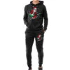 Santa Playing Guitar Christmas Pajama Musician Hoodie & Jogger Set 1 Santa Playing Guitar Christmas Pajama Musician Hoodie & Jogger Set -Noel Outfits Store pd.2526986773.185.25100773.s3.1 front black ffffff none x31y00 6937 800x800 1