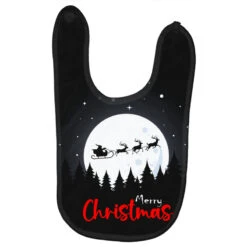 Christmas Contrast Moonlight Baby Bibs