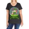 Snow Globe Believe Elf Xmas Funny Christmas Elf Gi Ladies Curvy T-Shirt -Noel Outfits Store pd.2527021828.116.25094029.s3.1 front black ffffff none x0y0 133 800x800 1