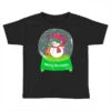 Snow Globe Funny Xmas Snowman Snowflakes Christmas Toddler T-shirt 2 Snow Globe Funny Xmas Snowman Snowflakes Christmas Toddler T-shirt -Noel Outfits Store pd.2527021940.58.25094027.s3.1 front black ffffff none x5y0 125 800x800 1