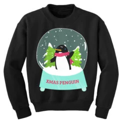 Snow Globe Penguin Christmas Tree Believe Xmas Gif Youth Sweatshirt 9 Snow Globe Penguin Christmas Tree Believe Xmas Gif Youth Sweatshirt -Noel Outfits Store pd.2527022062.52.25094025.s3.1 front black ffffff none x1.5y0 166 800x800 1