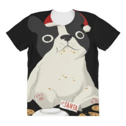 Santa English Bulldog Cookie Christmas Dog Lov All Over Women's T-shirt -Noel Outfits Store pd.2527027726.108.25097650.s3.1 front customized 111111 none x45ym12 294 800x800 1