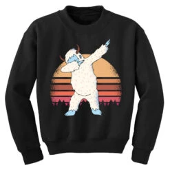 Retro Vintage Dabbing Yeti Snowman Funny Christmas Youth Sweatshirt 9 Retro Vintage Dabbing Yeti Snowman Funny Christmas Youth Sweatshirt -Noel Outfits Store pd.2527029651.52.25097666.s3.1 front black ffffff none x0y0 169 800x800 1