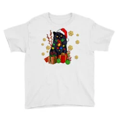 Black Cat Meowy Christmas Youth Tee 9 Black Cat Meowy Christmas Youth Tee -Noel Outfits Store pd.2527037505.37.25097038.s3.1 front white ffffff none x0y0 129 800x800 1
